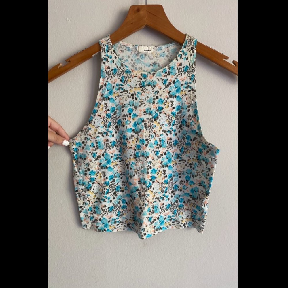 Garage Floral Crop Top